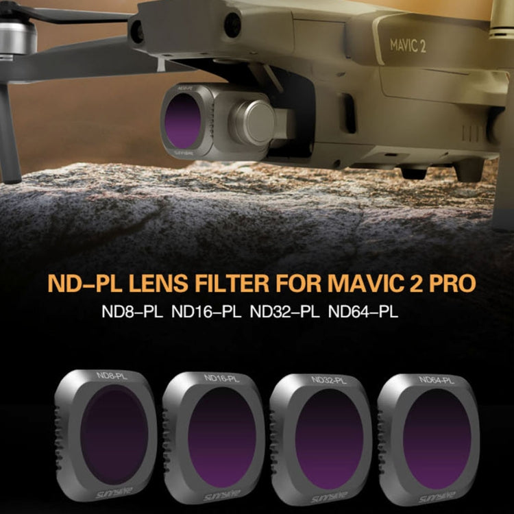 Sunnylife M2P-FI538 ND8-PL + ND16-PL + ND32-PL + ND64-PL ND-PL Lens Filter for DJI Mavic 2 Pro Sunnylife M2P-FI538 ND8-PL + ND16-PL + ND32-PL + ND64-PL ND-PL Lens Filter for DJI Mavic 2 Pro